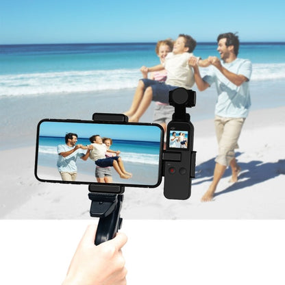 PULUZ Smartphone Fixing Clamp 1/4 inch Holder Mount Bracket + Grip Folding Tripod Mount Kits for DJI OSMO Pocket / Pocket 2, Clamp+Tripod - ORIWHIZDJI & Insta360 AccessoriesMount & HolderOsmo Pocket Accessories