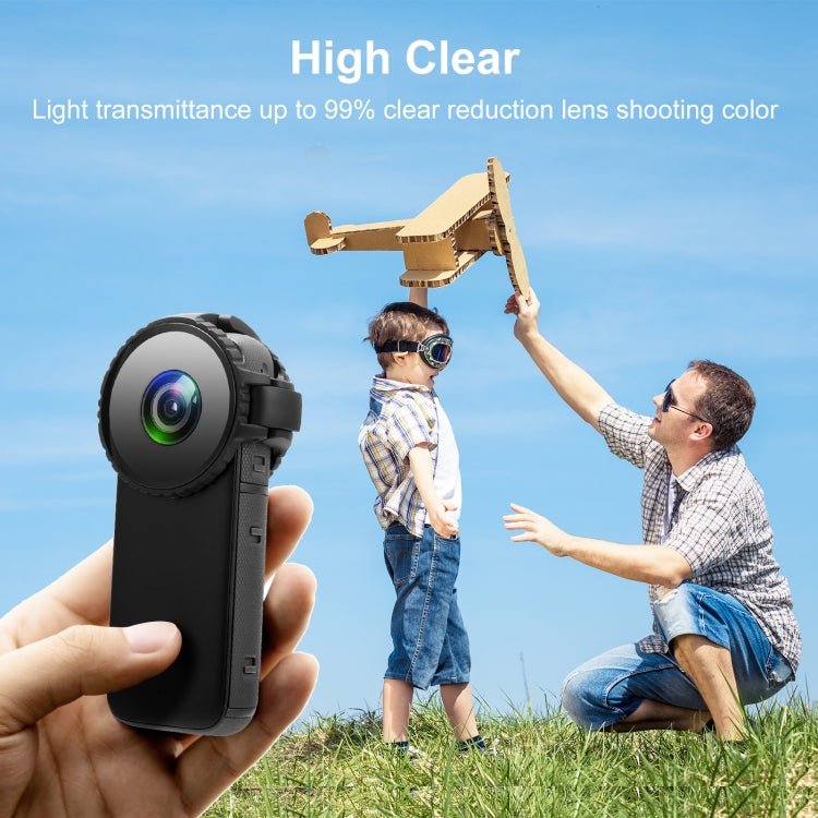 PULUZ Upgrade Lens Guard Protective Glass Cover for Insta360 One X2, Lens Guard Glass Cover For Insta360 ONE X2 - ORIWHIZDJI & Insta360 AccessoriesInsta360 X SeriesProtection & Cases