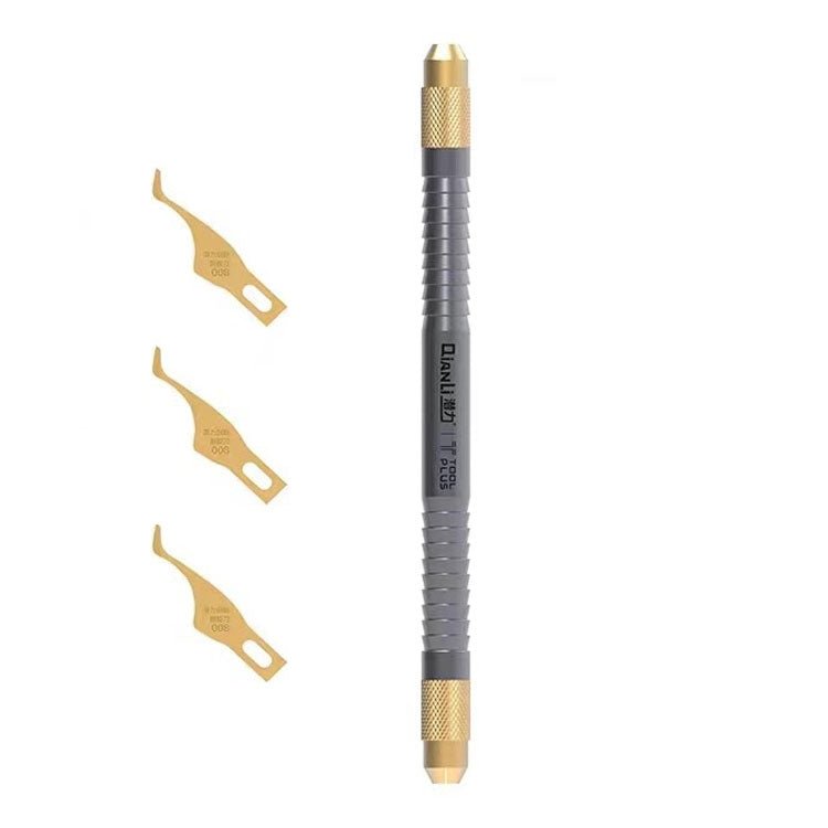 QIANLI 008 Multifunctioal CPU IC Glue Remover Knife Thin Blade Motherboard BGA Chip Glue Cleaning Knife, QIANLI 008 - ORIWHIZ