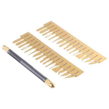 QIANLI 011 Multifunctioal CPU IC Glue Remover Knife Thin Blade Motherboard BGA Chip Glue Cleaning Knife, QIANLI 011 - ORIWHIZ