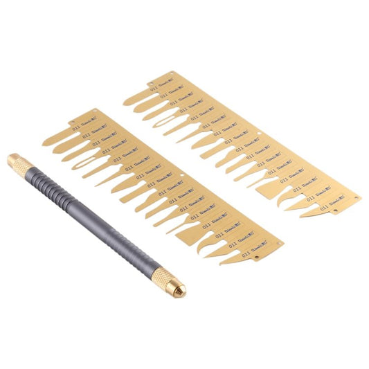 QIANLI 011 Multifunctioal CPU IC Glue Remover Knife Thin Blade Motherboard BGA Chip Glue Cleaning Knife, QIANLI 011 - ORIWHIZ