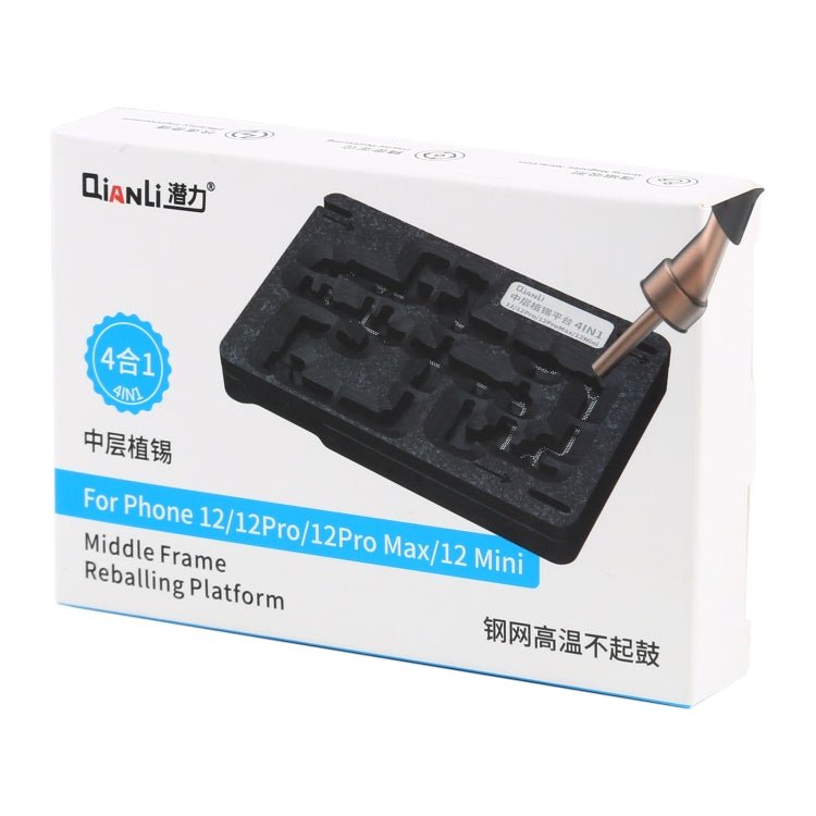 Qianli 4 in 1 Middle Frame Reballing Platform For iPhone 12 / 12 Pro / 12 Mini / 12 Pro Max, For iPhone 12 / 12 Pro / 12 Mini / 12 Pro Max - ORIWHIZ
