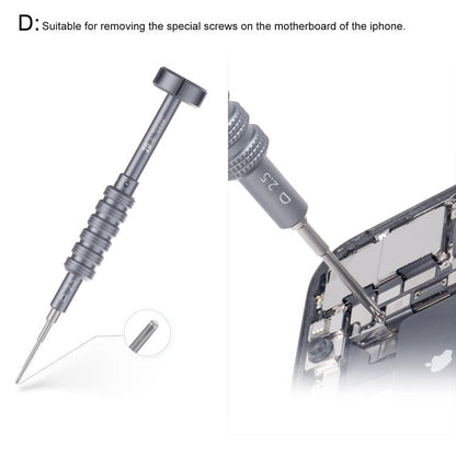 QIANLI 5 in 1 Multi - purpose 2D Grenade Magnetic Screwdriver Set, 2D - ORIWHIZ