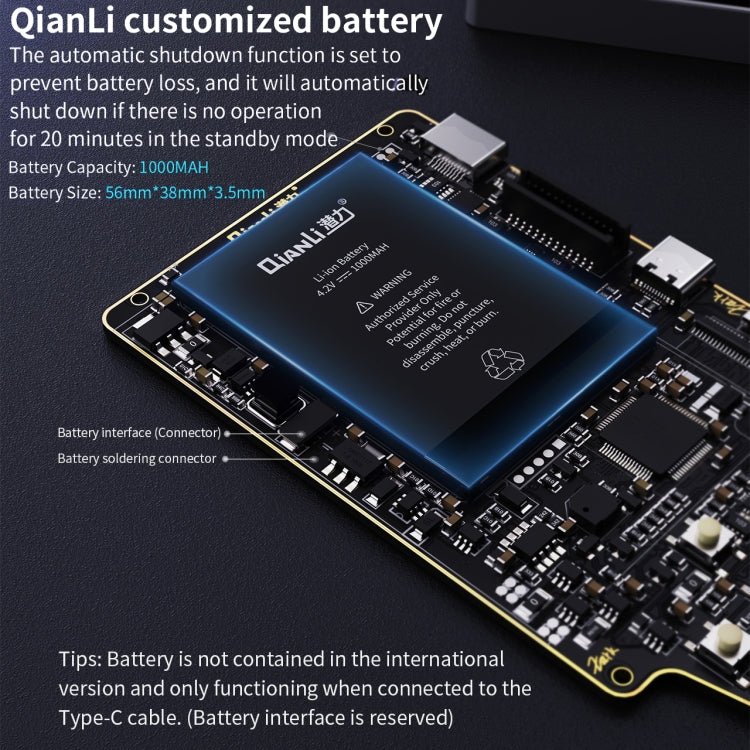 Qianli Apollo Interstellar One Multifunctional Restore Detection Device (International Edition) For iPhone 11/11 Pro Max/11 Pro/X/XS/XS Max/XR/8/8 Plus/7/7 Plus, Restore Detection - ORIWHIZ