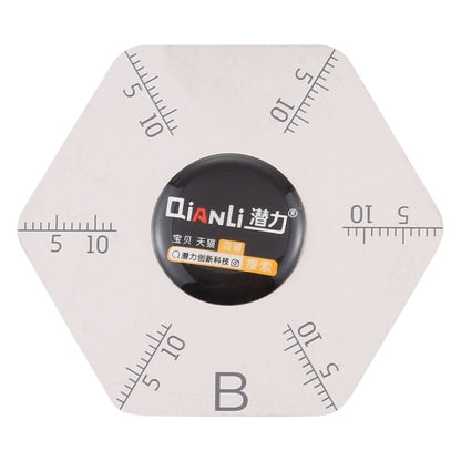 Qianli Hexagram Shape Pry Opening Tool With Scales, Hexagram - ORIWHIZ