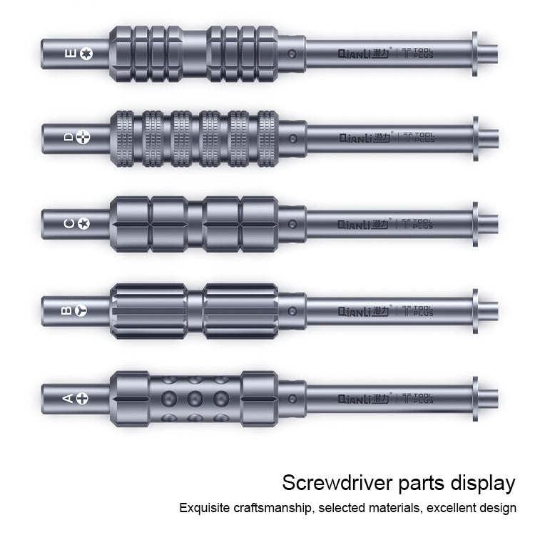 Qianli i - Thor 5 in 1 S2 Precision 3D Texture Screwdriver Set, Qianli i - Thor 5 in 1 - ORIWHIZ