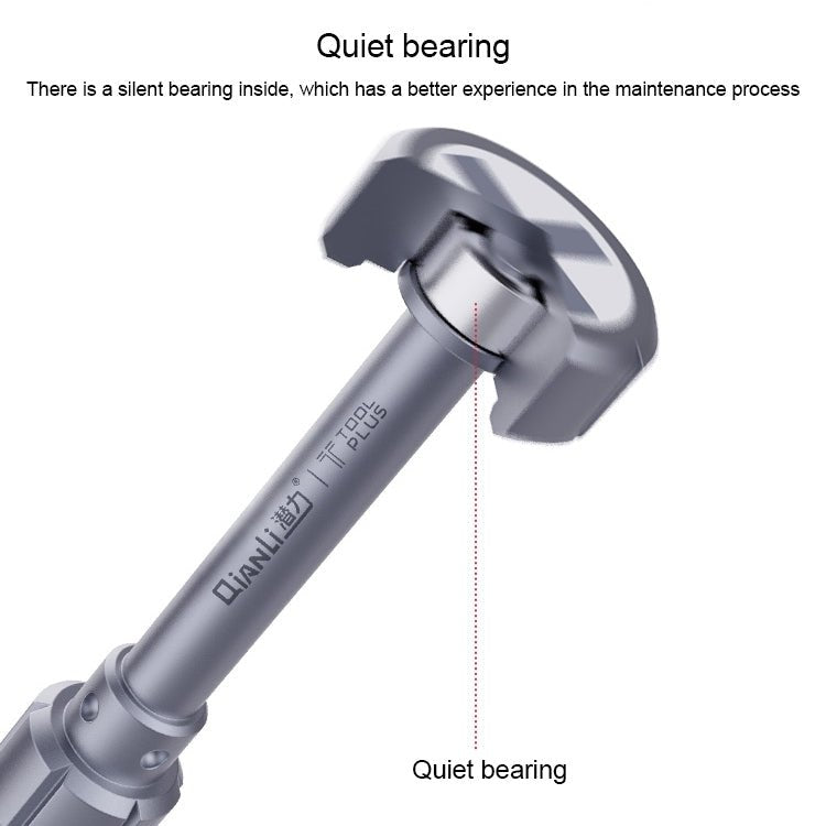 Qianli i - Thor S2 Precision 3D Texture Hollow Cross Tip Middle Bezel Screwdriver, Qianli i - Thor Hollow Cross Tip - ORIWHIZ
