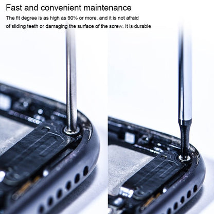 Qianli i - Thor S2 Precision 3D Texture Hollow Cross Tip Middle Bezel Screwdriver, Qianli i - Thor Hollow Cross Tip - ORIWHIZ
