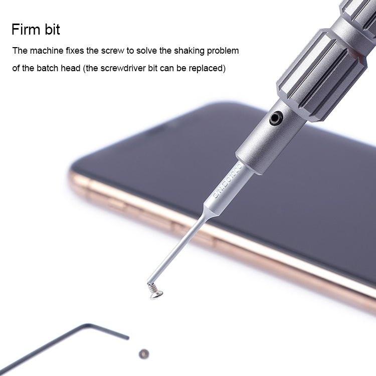 Qianli i - Thor S2 Precision 3D Texture Hollow Cross Tip Middle Bezel Screwdriver, Qianli i - Thor Hollow Cross Tip - ORIWHIZ