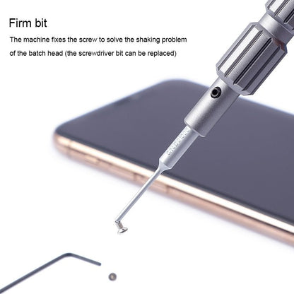 Qianli i - Thor S2 Precision 3D Texture Hollow Cross Tip Middle Bezel Screwdriver, Qianli i - Thor Hollow Cross Tip - ORIWHIZ