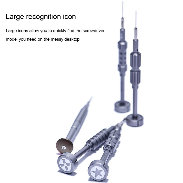 Qianli i - Thor S2 Precision 3D Texture Hollow Cross Tip Middle Bezel Screwdriver, Qianli i - Thor Hollow Cross Tip - ORIWHIZ