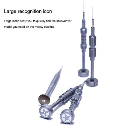 Qianli i - Thor S2 Precision 3D Texture Hollow Cross Tip Middle Bezel Screwdriver, Qianli i - Thor Hollow Cross Tip - ORIWHIZ