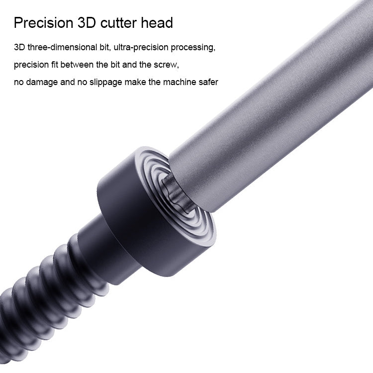 Qianli i - Thor S2 Precision 3D Texture Hollow Cross Tip Middle Bezel Screwdriver, Qianli i - Thor Hollow Cross Tip - ORIWHIZ