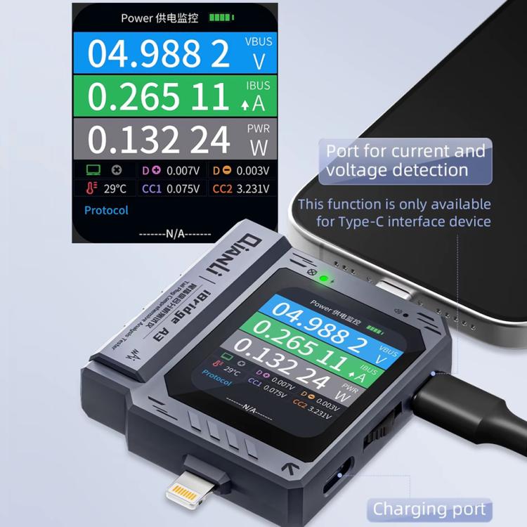 Qianli iBridge A3 Tail Plug Comprehensive Analysis Tester for Lightning & Type - C Interface Devices, Qianli iBridge A3 - ORIWHIZ