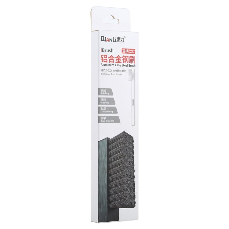 Qianli iBrush Straight Handle Aluminum Alloy Steel Brush, Straight Handle - ORIWHIZ