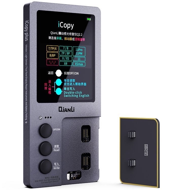 Qianli iCopy Plus 2 in 1 LCD Screen Original Color Repair Programmer For iPhone, 2 in 1 For iPhone 6 - 12 Series - ORIWHIZ