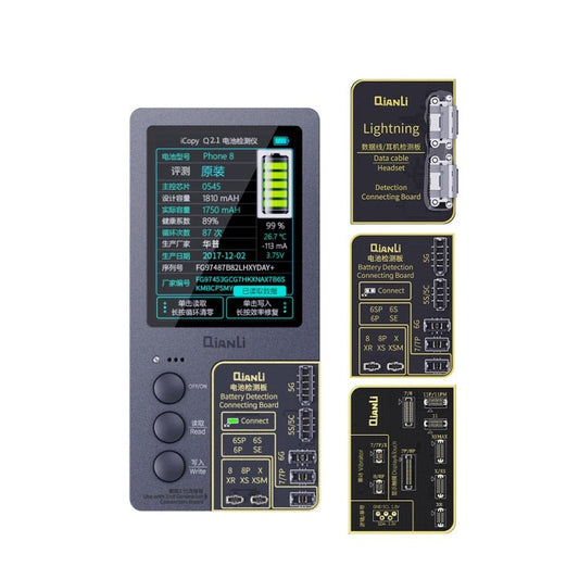 Qianli iCopy Plus 3 in 1 LCD Screen Original Color Repair Programmer For iPhone, 3 in 1 For iPhone 6 - 12 Series - ORIWHIZ