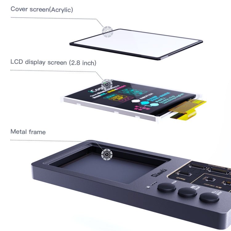 Qianli iCopy Plus 3 in 1 LCD Screen Original Color Repair Programmer For iPhone, 3 in 1 For iPhone 6 - 12 Series - ORIWHIZ