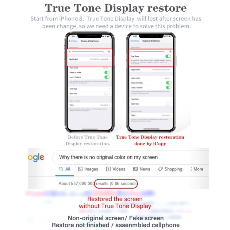 Qianli iCopy Plus 3 in 1 LCD Screen Original Color Repair Programmer For iPhone, 3 in 1 For iPhone 6 - 12 Series - ORIWHIZ