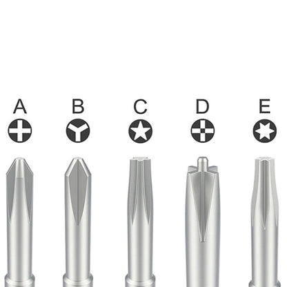 Qianli iFlying 5 in 1 Aluminum Handle Anti - slip Screwdriver, Qianli iFlying 5 in 1 - ORIWHIZ