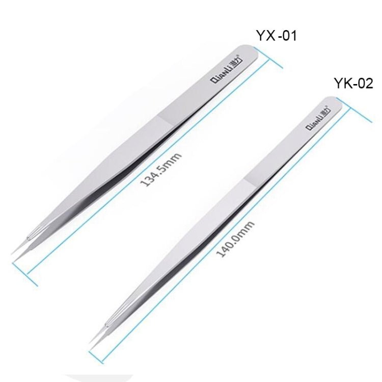 Qianli iNeezy YX - 01 Stainless Steel Extra - sharp Thickened Tweezers Pointed Tweezers, YX - 01 - ORIWHIZ