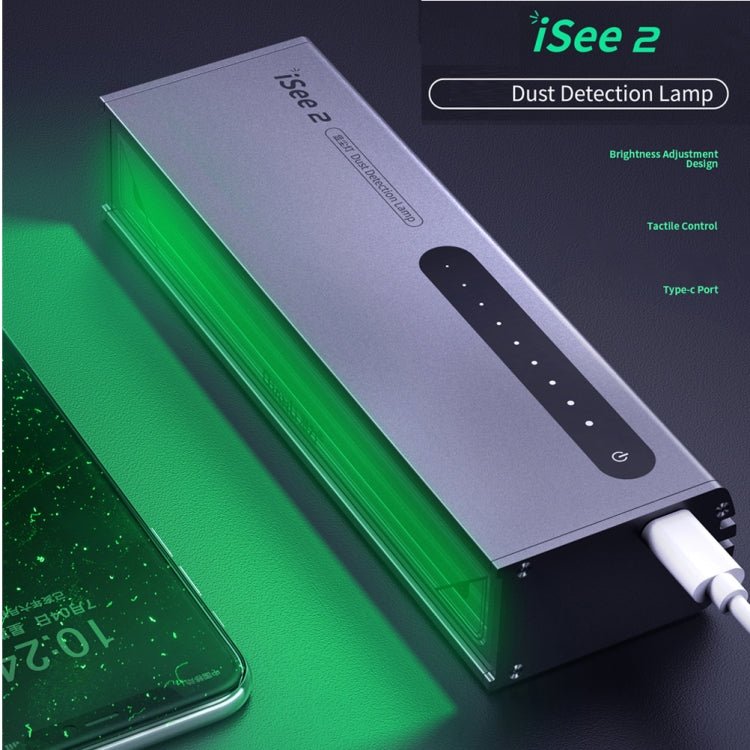 QIANLI iSee 2 LCD Screen Repair Dust Checking Fingerprint Scratch Detection Lamp Green Light Source Protect Eyes, QIANLI iSee - ORIWHIZ