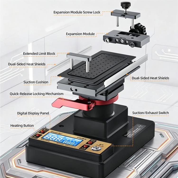 Qianli PM86 Universal Screen Disassembling Heating Separator, EU Plug, US Plug - ORIWHIZMobile PartsQIANLIRepair Tools