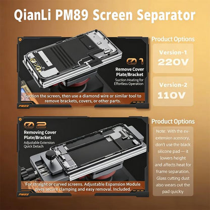Qianli PM86 Universal Screen Disassembling Heating Separator, EU Plug, US Plug - ORIWHIZMobile PartsQIANLIRepair Tools