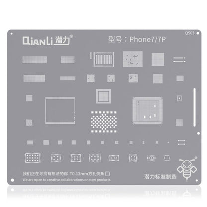 Qianli QS03 Bumblebee Stencils BGA Reballing Planting Tin Plate For iPhone 7/7 Plus, For iPhone 7/7 Plus - ORIWHIZ