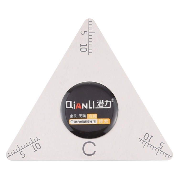 Qianli Triangle Shape Pry Opening Tool With Scales, Triangle - ORIWHIZ