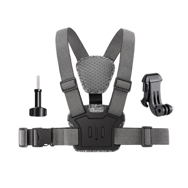 Quick Release Body Mount Belt Chest Strap with Mount & Screw, 3 in 1, 4 in 1, 10 in 1 360 Phone Clamp - ORIWHIZChest BeltDJI & Insta360 AccessoriesUniversal Chest & Head Belt