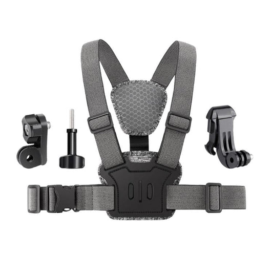 Cinturón de sujeción para el cuerpo de liberación rápida con soporte y tornillo, abrazadera para teléfono 360° 3 en 1, 4 en 1, 10 en 1 - ORIWHIZ Cinturón de pecho Accesorios DJI e Insta360 Cinturón universal para pecho y cabeza