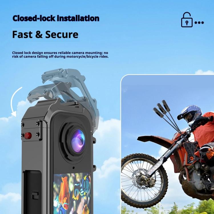 Quick Release Metal Protective Cage Rig with Cold Shoe Bases, Metal Protective Cage Rig - ORIWHIZDJI & Insta360 AccessoriesInsta360 X SeriesProtection & Cases