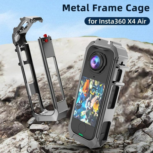 Jaula protectora metálica de liberación rápida con bases de zapata fría, Jaula protectora metálica - Accesorios ORIWHIZDJI e Insta360 Serie X de Insta360 Protección y estuches