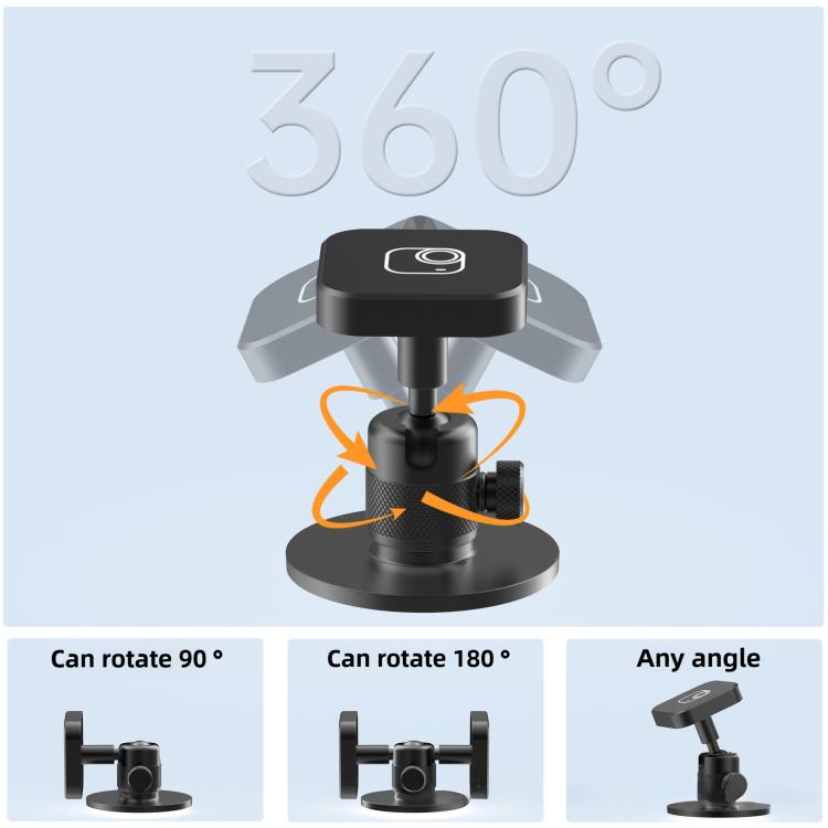 Quick Release Rotating Ball Head Magnetic Desktop Mount Base, Rotating Ball Head Base - ORIWHIZDJI & Insta360 AccessoriesInsta360 GO SeriesMounts