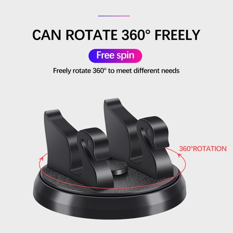 R - 2017 Car Mobile Phone Holder 360 Degree Rotatable Swan Stand, Without Number Plates, With Number Plate - ORIWHIZ