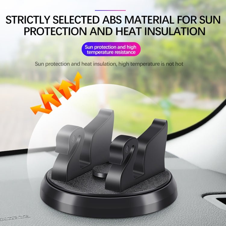 R - 2017 Car Mobile Phone Holder 360 Degree Rotatable Swan Stand, Without Number Plates, With Number Plate - ORIWHIZ