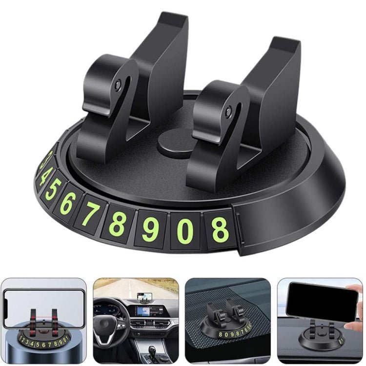 R - 2017 Car Mobile Phone Holder 360 Degree Rotatable Swan Stand, Without Number Plates, With Number Plate - ORIWHIZ