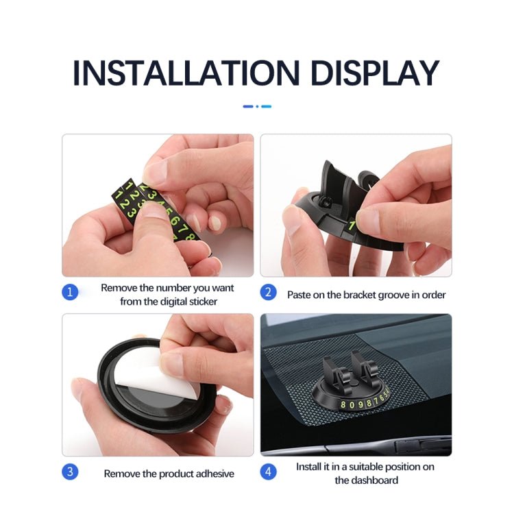 R - 2017 Car Mobile Phone Holder 360 Degree Rotatable Swan Stand, Without Number Plates, With Number Plate - ORIWHIZ