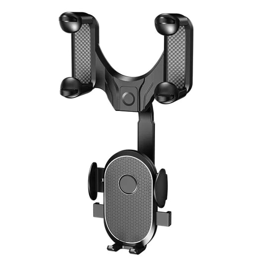 R004 Rearview Mirror 360 Rotatable Retractable Car Phone Holder, R004 - ORIWHIZ