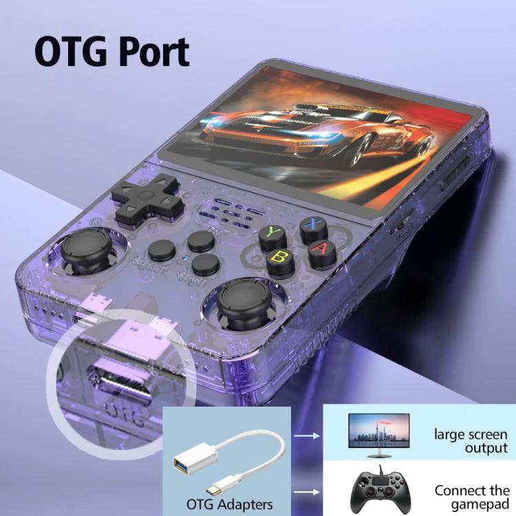 R36S Retro Handheld Game Console Linux System 3.5 - Inch Screen Single TF Card Version, 64G, 128G - ORIWHIZPocket ConsolePocket Console & AccessoriesToys & Hobbies