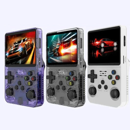 R36S Retro Handheld Game Console Linux System 3.5 - Inch Screen Single TF Card Version, 64G, 128G - ORIWHIZPocket ConsolePocket Console & AccessoriesToys & Hobbies