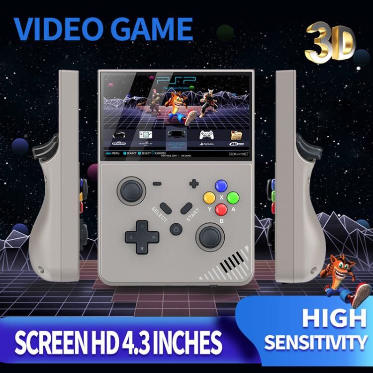 R43 Pro Handheld Game Console 4K HD 4.3 - Inch Screen Home Portable Video Game Player, Translucent Black 64G, Gray 64G, Translucent Black 128G, Gray 128G - ORIWHIZPocket ConsolePocket Console & AccessoriesToys & Hobbies