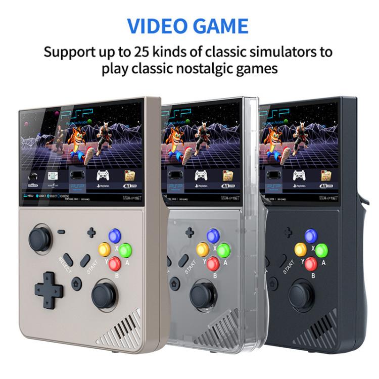 R43 Pro Handheld Game Console 4K HD 4.3 - Inch Screen Home Portable Video Game Player, Translucent Black 64G, Gray 64G, Translucent Black 128G, Gray 128G - ORIWHIZPocket ConsolePocket Console & AccessoriesToys & Hobbies
