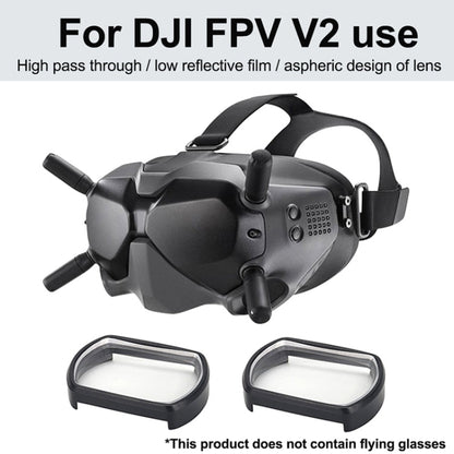 RCSTQ 2 PCS 250 Degree Myopia Glasses Lens Vision Correction Aspherical Lens for DJI FPV Goggles V2, 250 Degree - ORIWHIZDJI & Insta360 AccessoriesDJI FPV SeriesLens Accessories