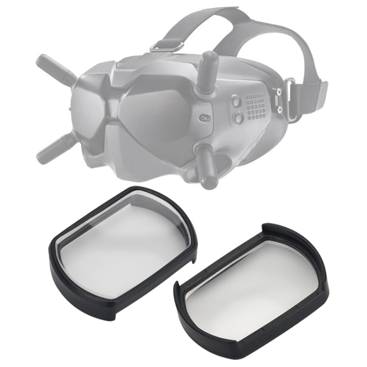 RCSTQ 2 PCS 350 Degree Myopia Glasses Lens Vision Correction Aspherical Lens for DJI FPV Goggles V2, 350 Degree - ORIWHIZDJI & Insta360 AccessoriesDJI FPV SeriesLens Accessories