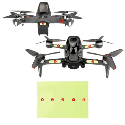 RCSTQ 2 PCS Luminous Sticker Night Flight Sticker for DJI FPV Drone, for DJI FPV - ORIWHIZDJI & Insta360 AccessoriesDJI FPV SeriesProtective Film & Stickers