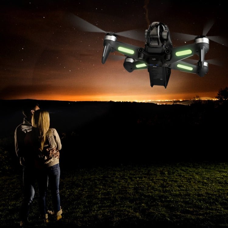 RCSTQ 2 PCS Luminous Sticker Night Flight Sticker for DJI FPV Drone, for DJI FPV - ORIWHIZDJI & Insta360 AccessoriesDJI FPV SeriesProtective Film & Stickers