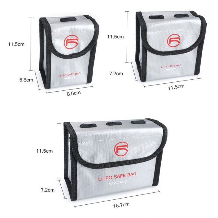 RCSTQ for DJI FPV Combo 2 x Batteries Li - Po Safe Explosion - proof Storage Bag, For DJI FPV Combo 2 x Batteries - ORIWHIZCase & BagsDJI & Insta360 AccessoriesDJI FPV Series
