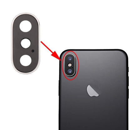 Rear Camera Lens Ring for iPhone X, For iPhone X - ORIWHIZ